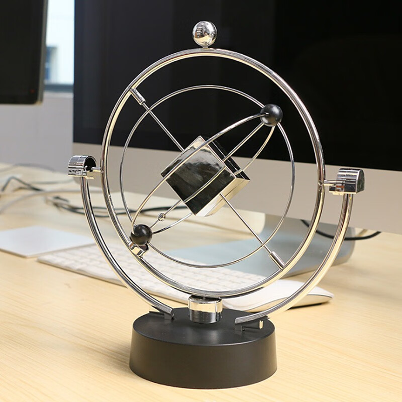 伊芙美 永动摆件 办公室创意桌面平衡永动仪摆件牛顿摆混沌摆永动机