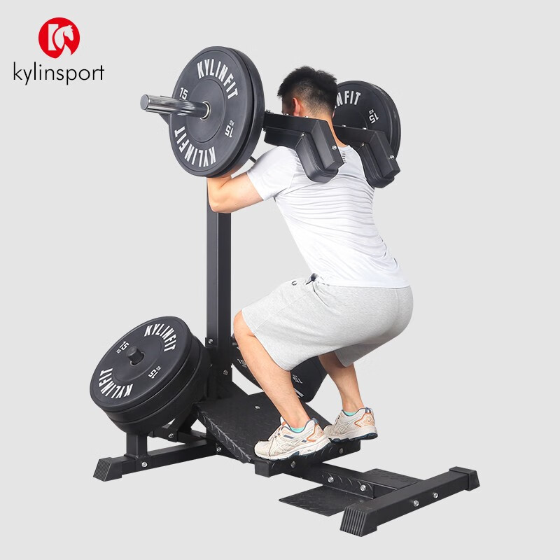 kylin sport斜站深蹲机 哈克深蹲架 蹲腿器 腿部及臀部肌群训练器械
