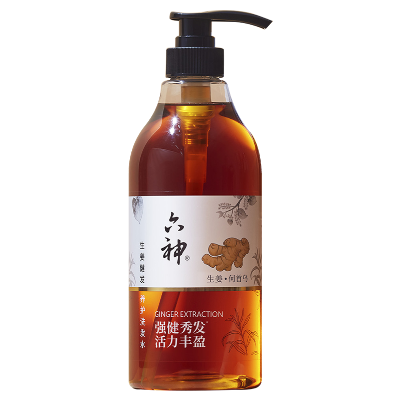 六神【强健秀发】无硅油生姜洗发水价格走势及用户好评