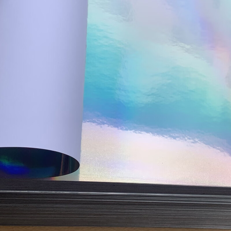 迪士尼镭射不干胶打印纸迪士尼a3镭射银素面不干胶激光打印纸银平光