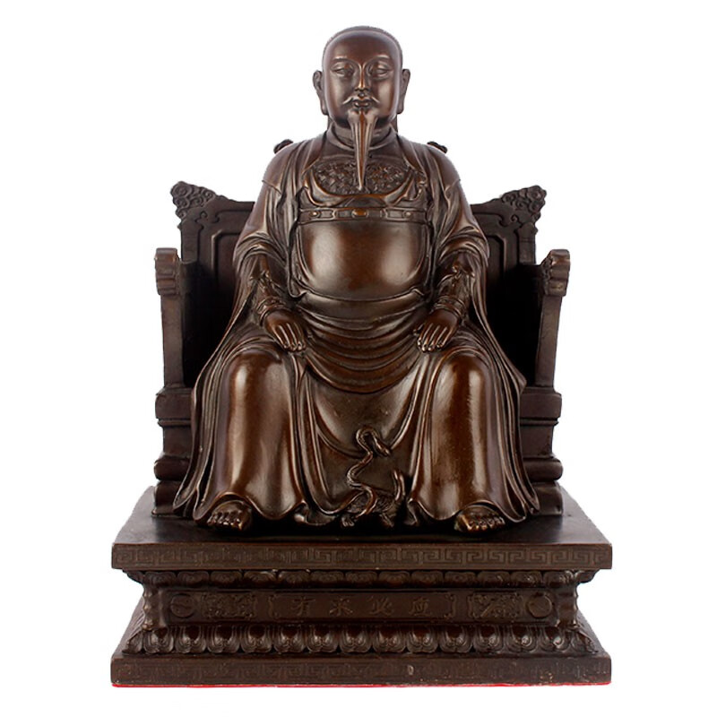 普澜家居 铜玄天上帝摆件家居客厅装饰武当山祖师爷铜像玄武大帝真武