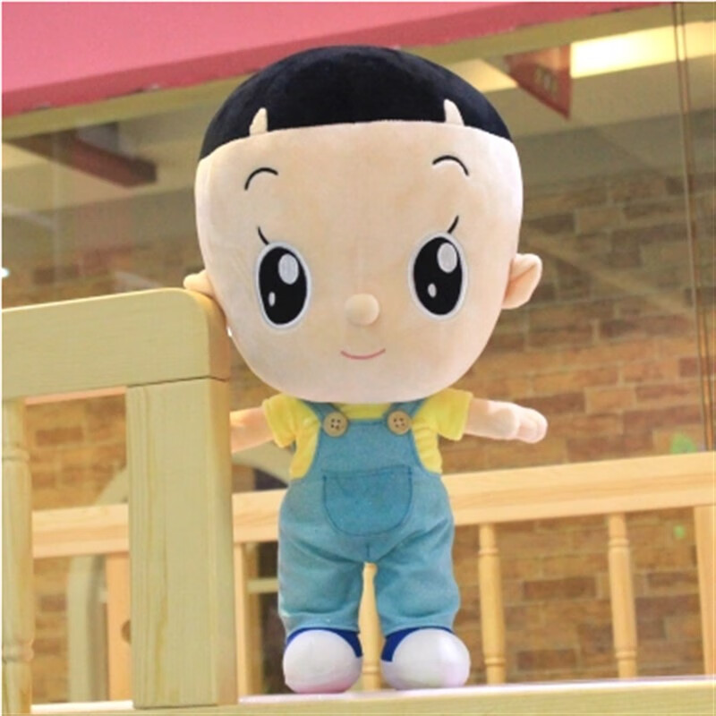 脘铼动画片人物和小头爸爸毛绒玩具公仔娃娃玩偶儿童生日礼物 大头