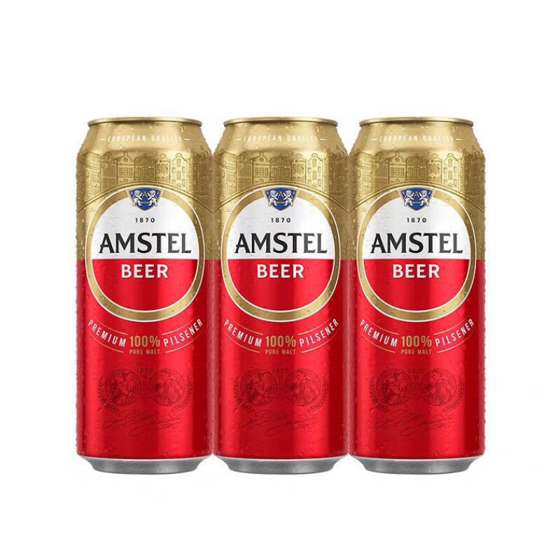 力 红爵啤酒 欧洲全麦芽啤酒 红爵 混拼6罐