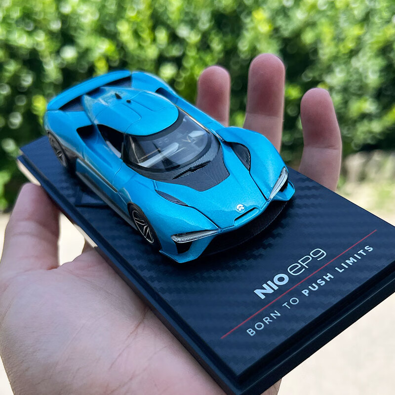 蔚来nio ep9 电动跑车 仿真合金 中控摆件 收藏 送礼 蔚来ep9 蓝色