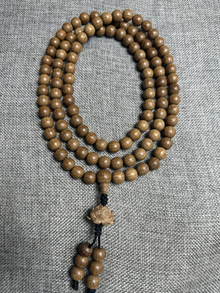 艺香十二道木108颗念珠一物一拍