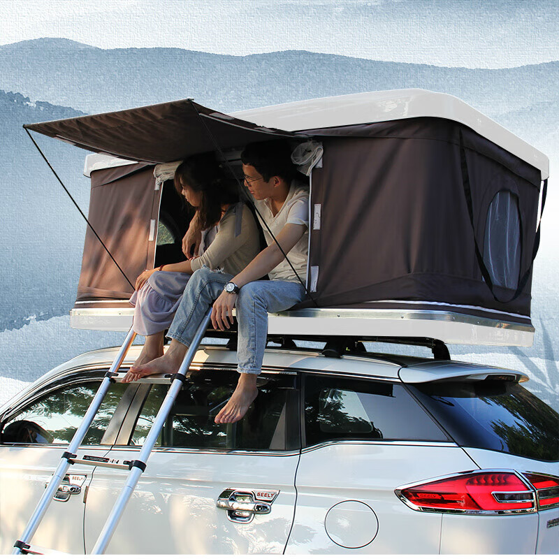 哲庭适用于坦克300汽车车顶帐篷床 全自动户外自驾游房车野营硬壳suv
