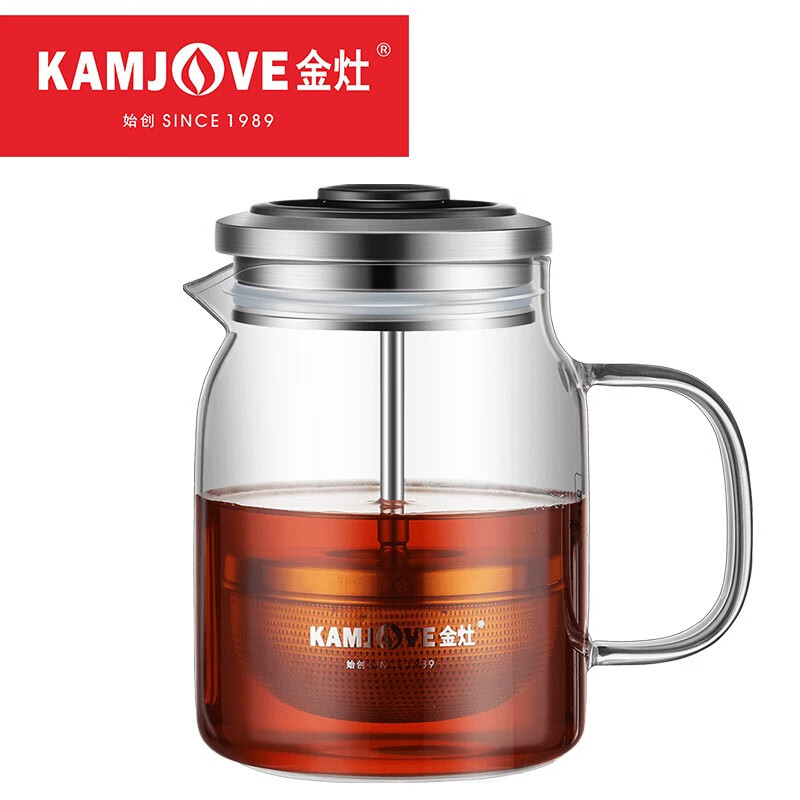 金灶（KAMJOVE） 小青柑茶壶不锈钢专用冲泡器茶道杯耐热玻璃茶具飘逸杯 A76/560ML