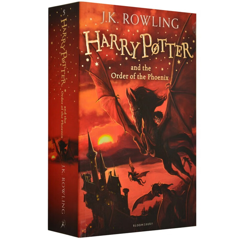 Harry Potter and the Order of Phoenix 哈利波特 第5部 哈利波特与凤凰社 JK罗琳 英文原版电影原著小说进口书籍读物