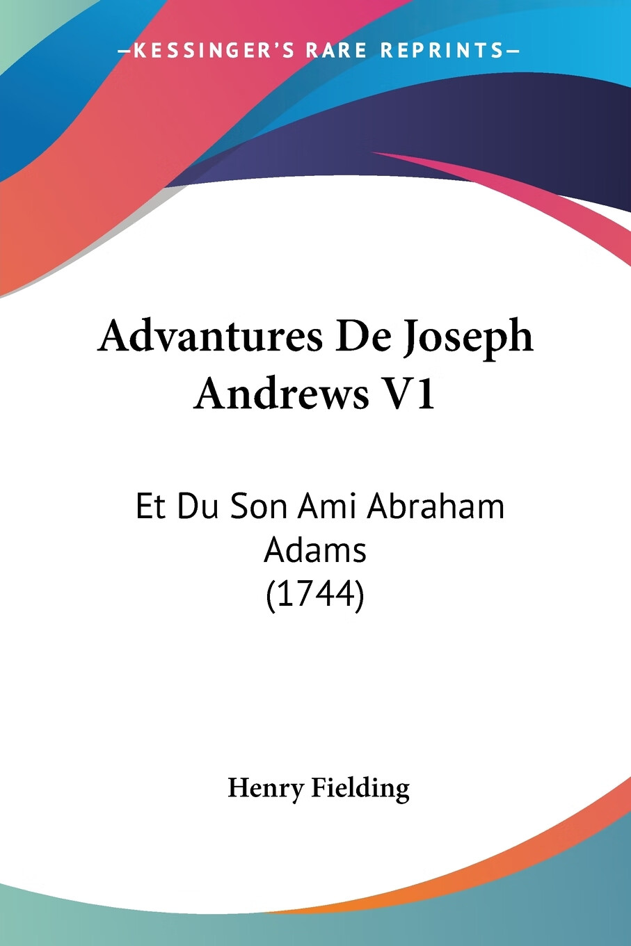 【预售 按需印刷】advantures de joseph andrews v1