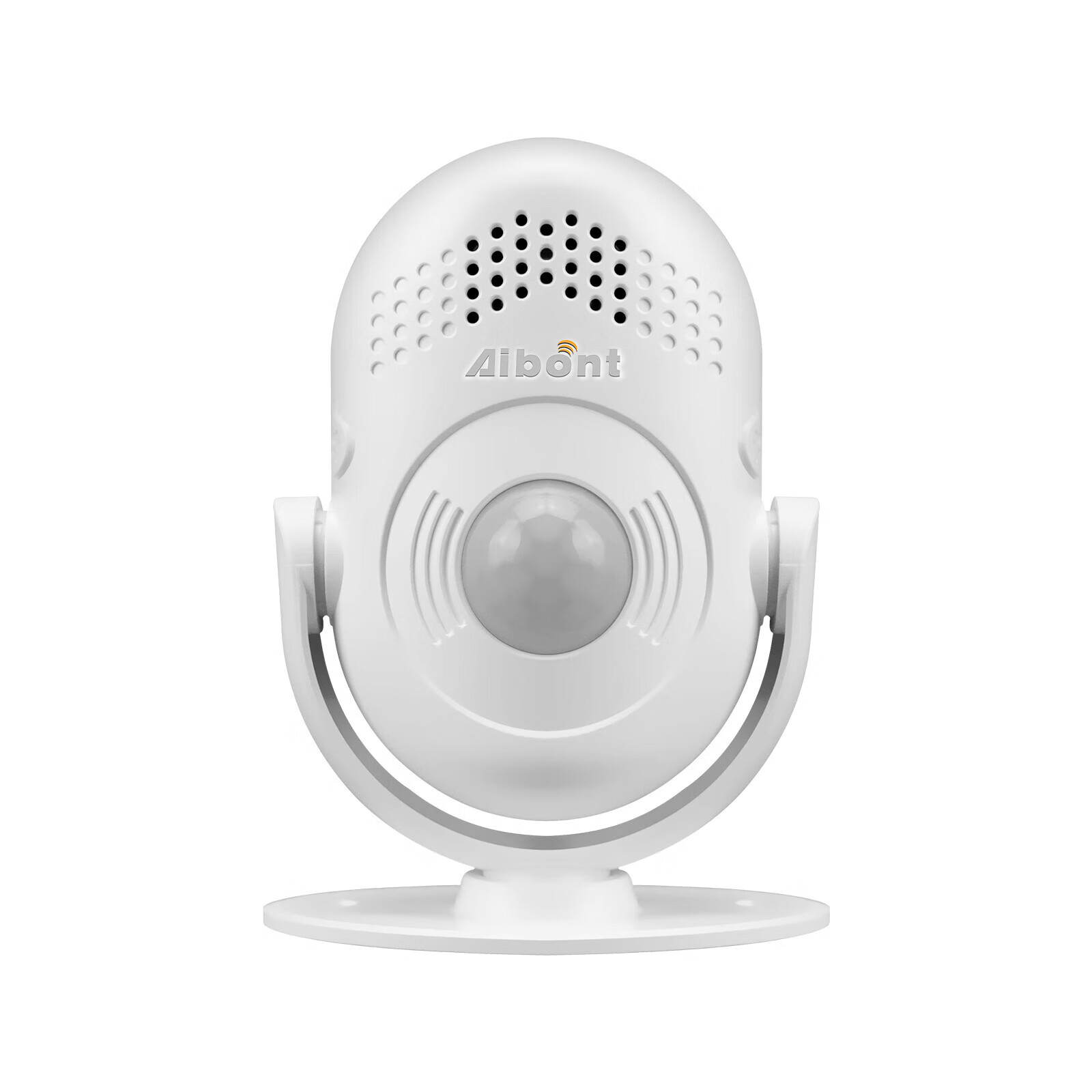 哩也波哩也迎宾欢迎光临门红外感应报警器门呼叫器疫 米白色感应门铃