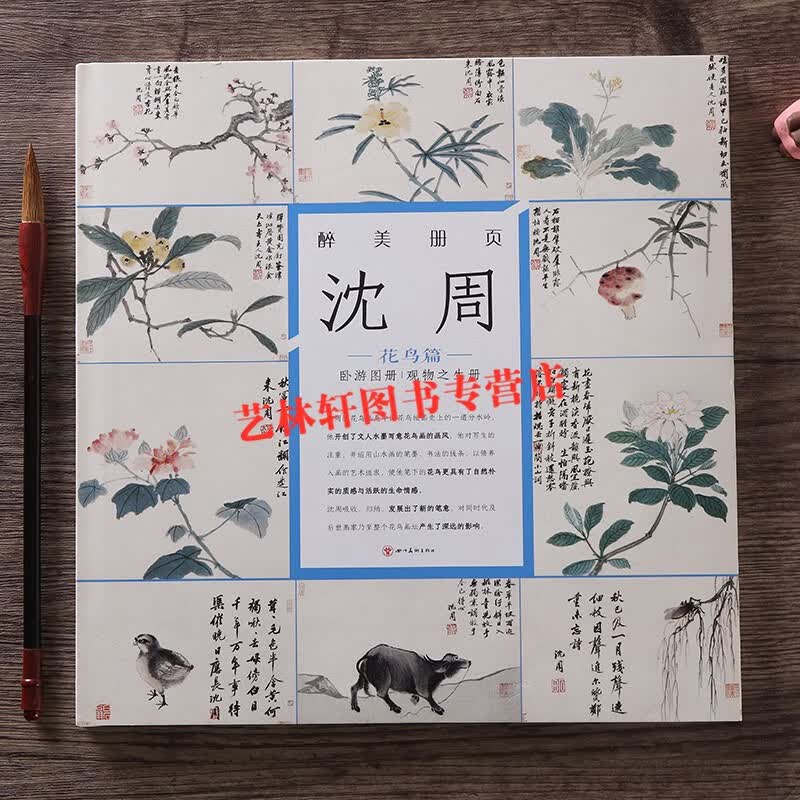 现货】沈周画册  醉美册页沈周花鸟篇 卧游图册 观物之生册 沈周画集 四川美术出版社 国画 花鸟画