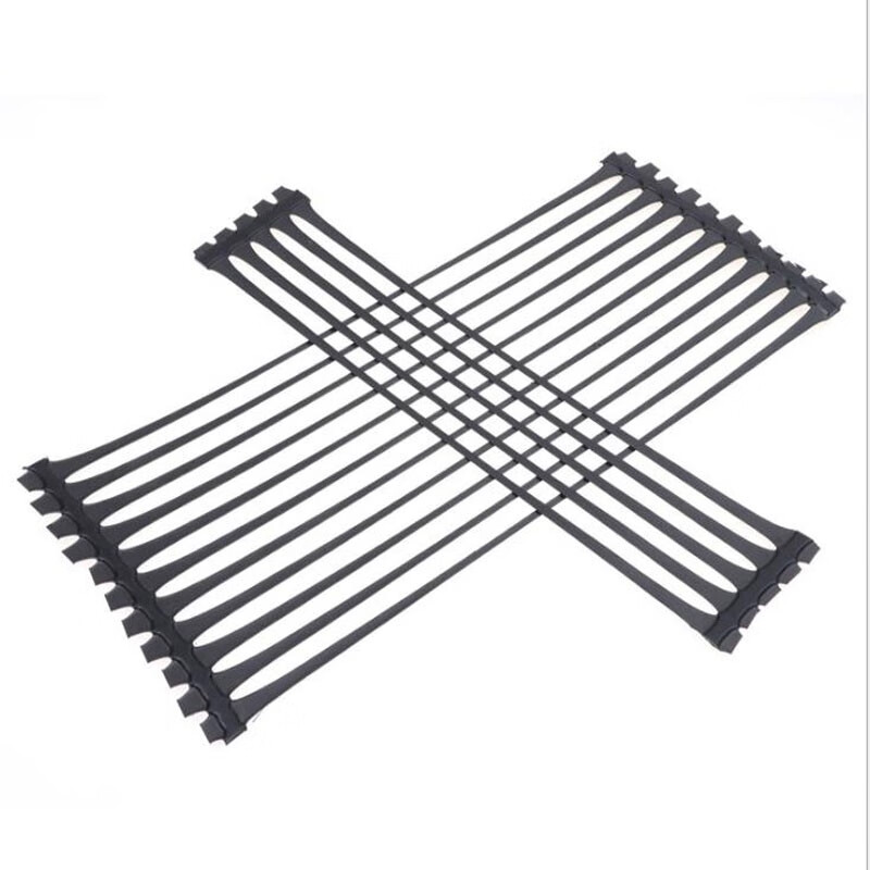 中诺九城单向土工格栅 道路工程双向玻璃纤维塑料格栅 钢塑复合格栅