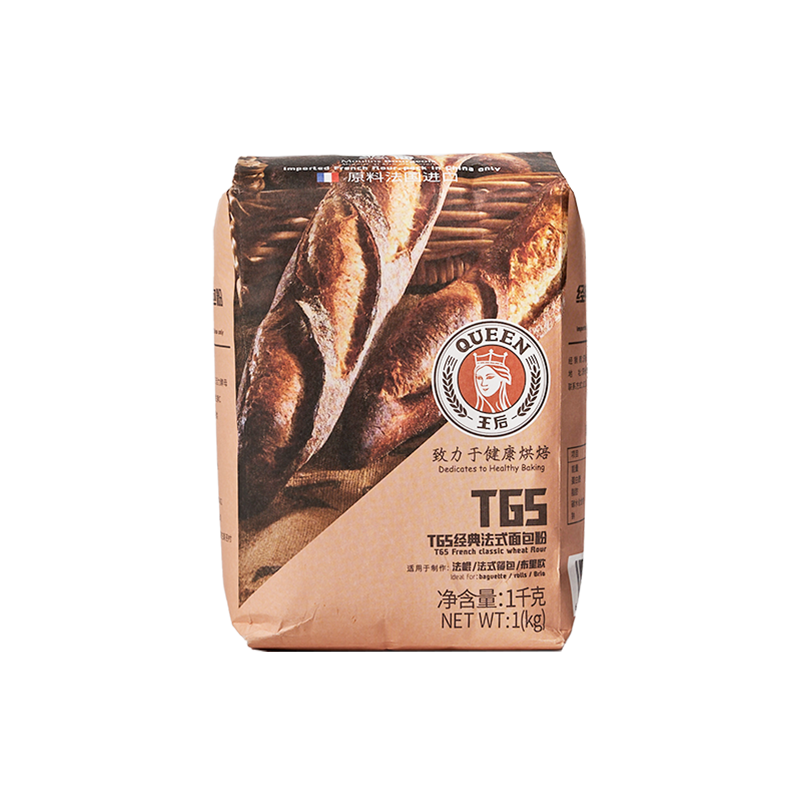 王后伯爵T65经典法式面包粉1kg，价格走势及评测分享|查京东面往期价格App