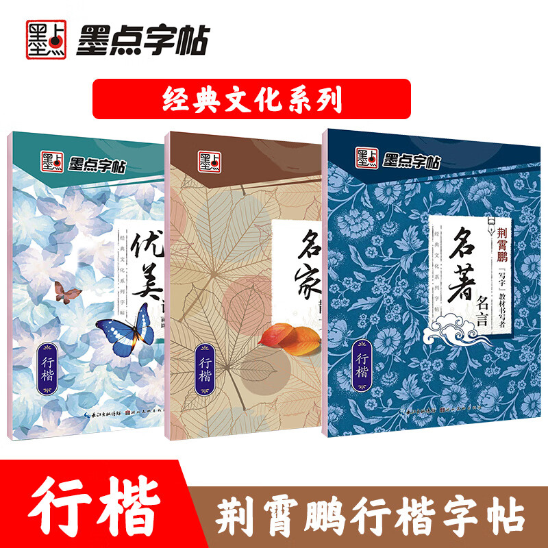 墨点字帖 字帖成人楷书钢笔字帖硬笔书法字帖小楷字帖成人行楷书钢笔临摹字帖行楷速成字帖初学者成人京东自营