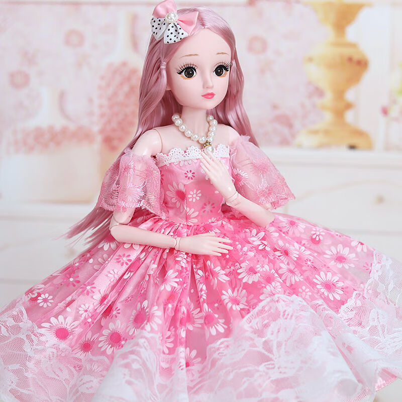 60厘米超大号洋嘿喽芭比娃娃套装女孩公主儿童玩具单个生日礼物布