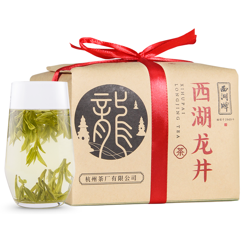 西湖（XIHU）2024新茶 春茶绿茶 明前精品肆号西湖龙井茶叶传承纸包250g
