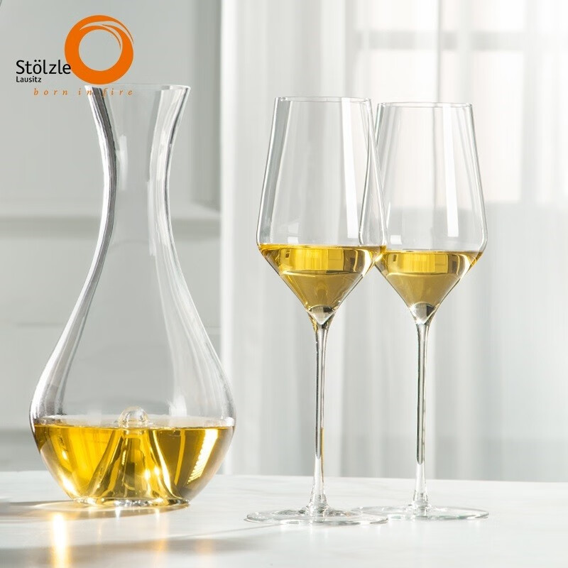 索雅特 Stolzle德国进口手工水晶玻璃红酒杯白葡萄酒杯高脚杯创意醒酒器 Q1手工波尔多红酒杯 2支 600ml
