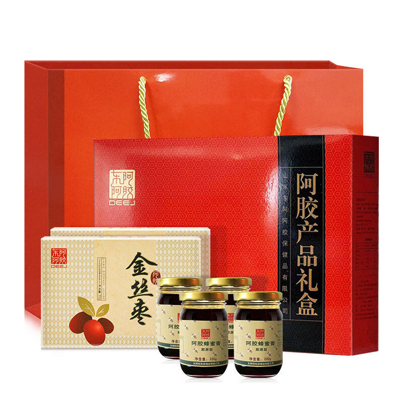 【药房直售】东阿阿胶固元膏东阿阿胶礼盒共1080g(含阿胶蜂蜜膏 礼盒