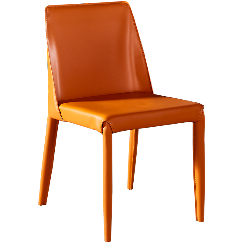 泍易那家 马鞍椅子皮椅现代简约学习书房椅化妆椅北欧椅子靠背椅马鞍椅轻奢餐椅家用书房椅 深灰色(升级加厚款)