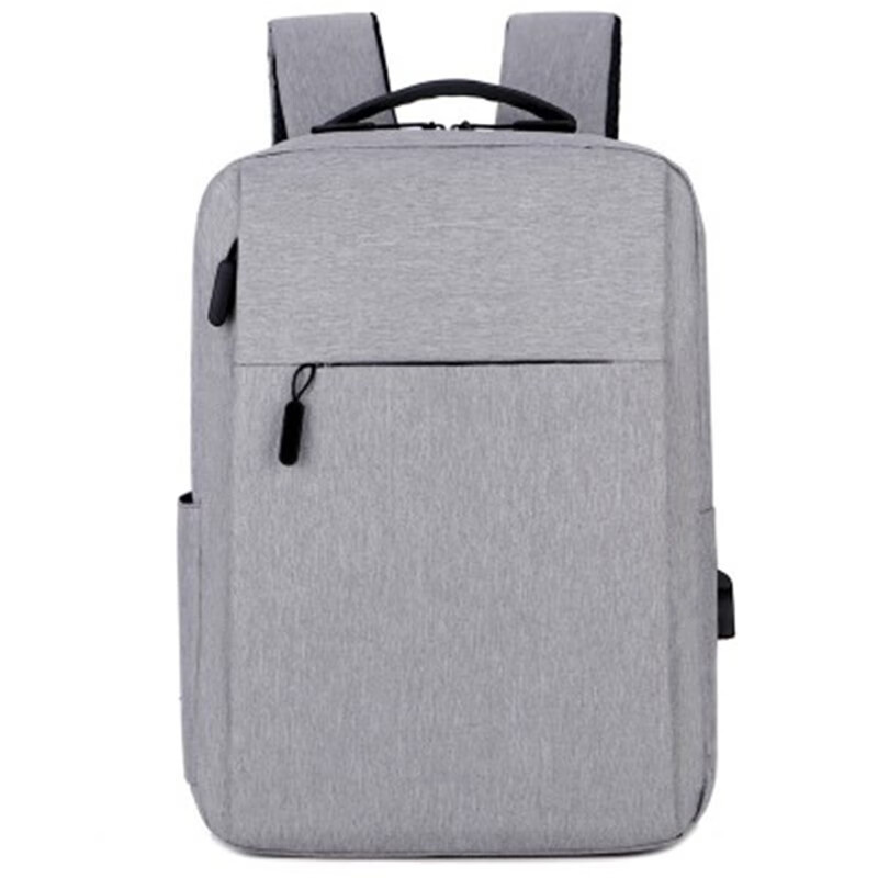 皮卡诺双肩背包小米同款休闲旅行背包15.6电脑包苹果笔记本双肩包 浅灰色