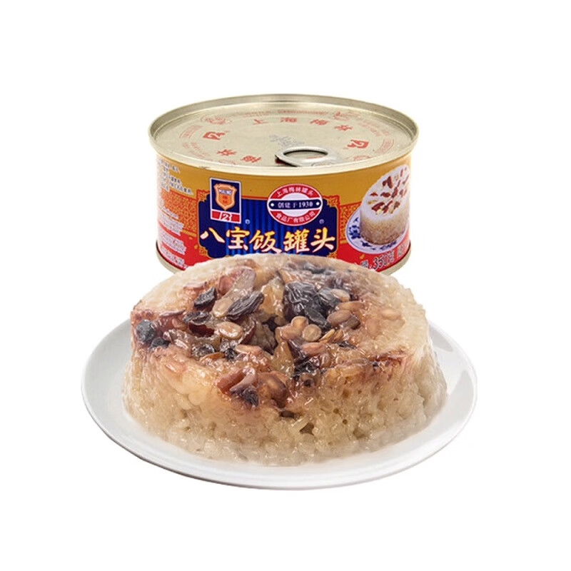 上海梅林八宝饭罐头350g老式八宝饭糯米甜食