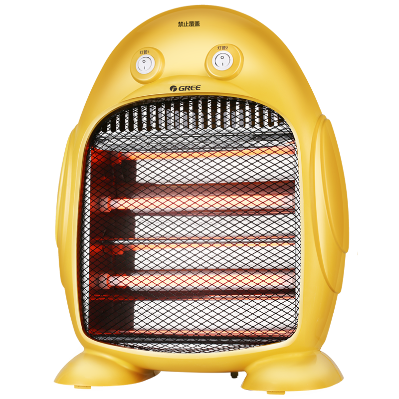 格力（GREE）NSJ-8家用静音节能红外线护眼电暖气取暖器 宿舍台式暗光防烫小太阳电暖器速热