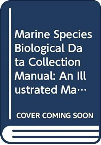 预订marine species biological data collection manual