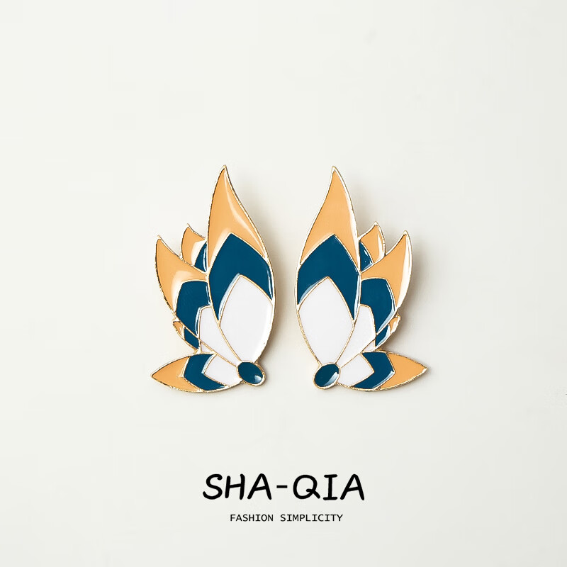 光遇周边sky发夹女风行飞行季 翅膀一对卡通日系可爱学生发卡头饰 光