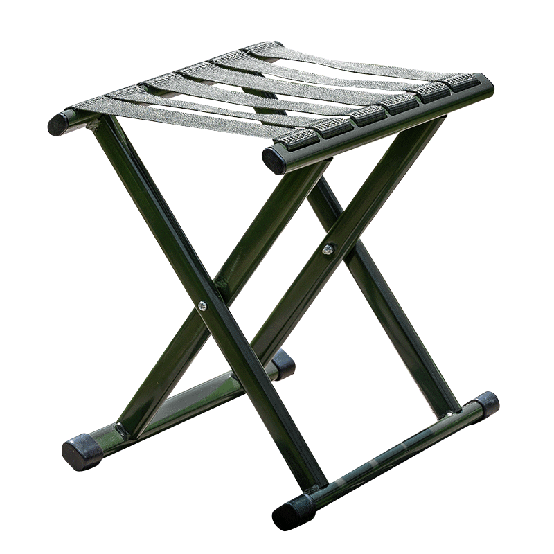 好尔马扎折叠凳户外小板凳便携钓鱼矮凳休闲火车写生可折叠小凳子特厚款扁款穿丝