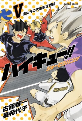 小说 排球少年 5 ハイキュー！！ショーセツバン！！ ５ 古舘春一 星希代子 著 日本进口漫画周边