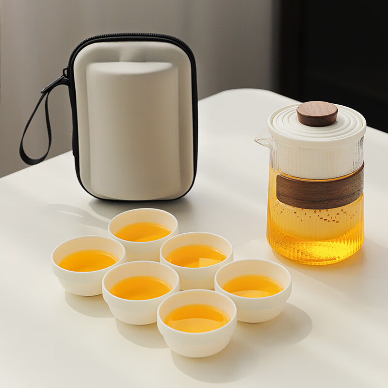 琦轩源玻璃旅行茶具便携式快客杯随身户外茶具套装功夫茶杯泡茶礼品礼物使用感如何?