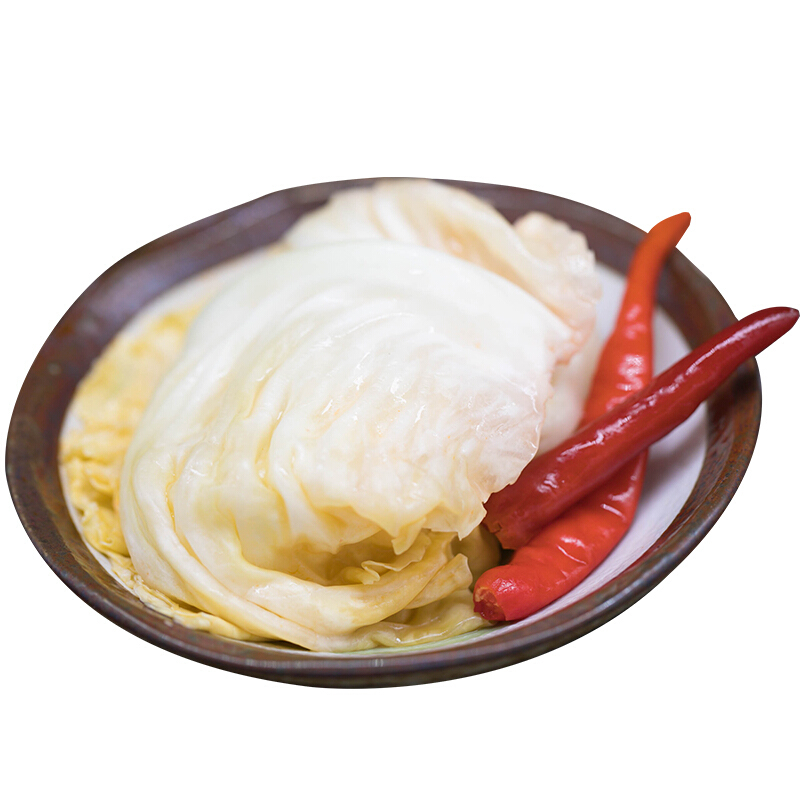 虎钢馋泡白菜酸辣包菜卷心菜手工老坛酸白菜农家腌自制即食农家250g