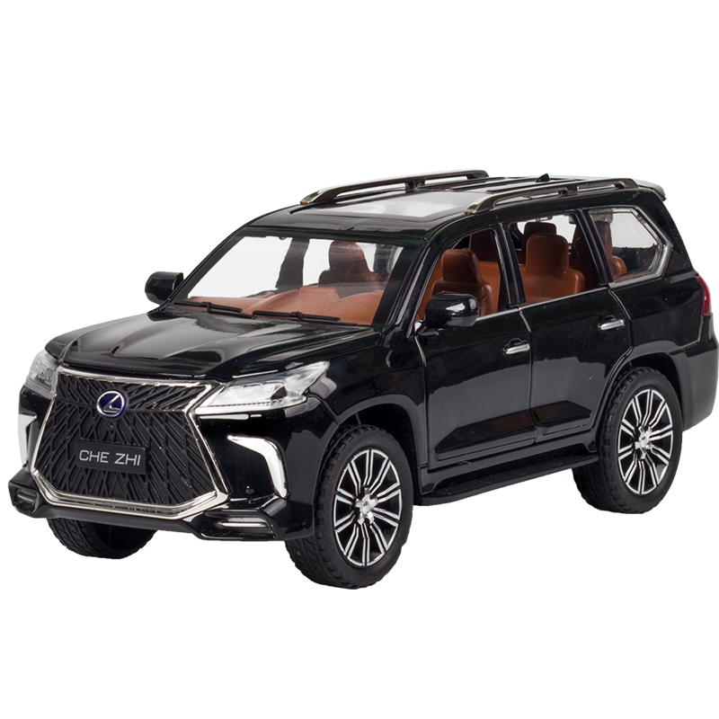 车致品牌汽车玩具模型，雷克萨斯LX570越野车玩具模型合金车模|怎么看车模商品的历史价格