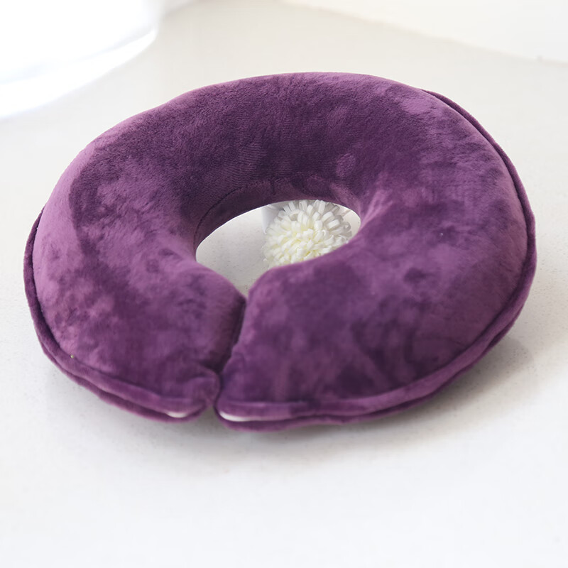 乳胶u型枕 美容院无边乳胶趴枕美容床洞口u型头枕按