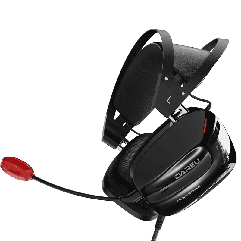 Dareu 达尔优 A730 方舟号 耳罩式头戴式动圈主动降噪有线耳机 科技黑 3.5mm/USB-A