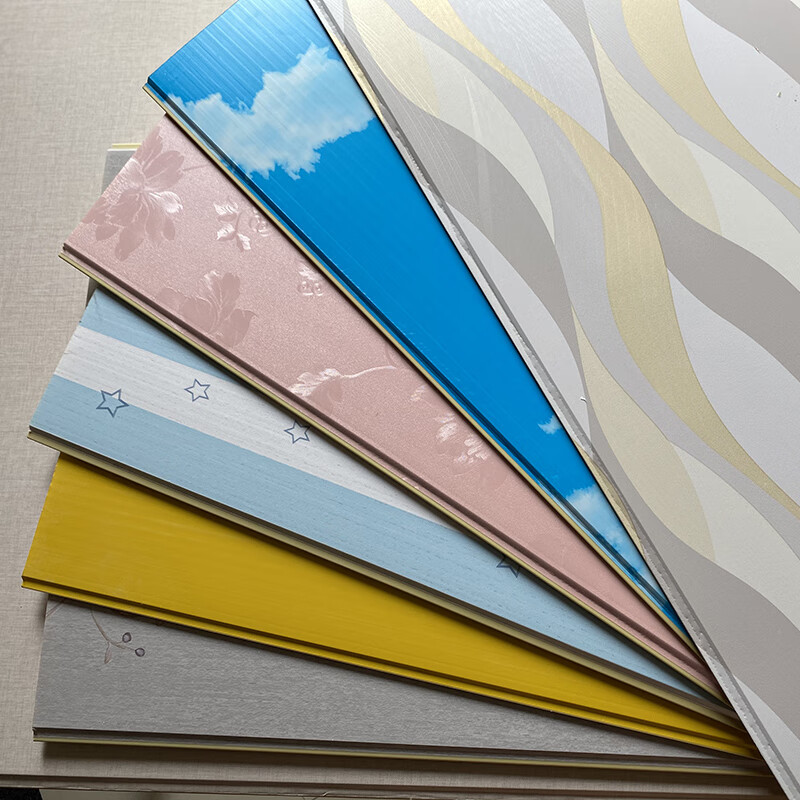 哩嗹啰嗹集成墙板快装墙面全屋自装饰材料吊顶石塑pvc扣板护墙板