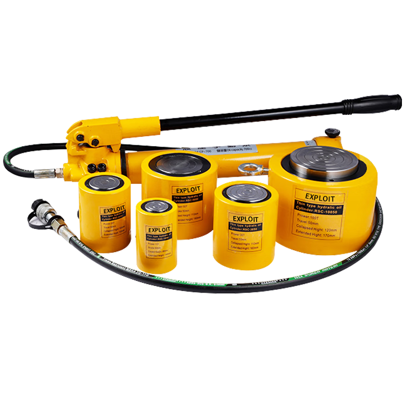 开拓（EXPLOIT）短型分体式液压千斤顶10-100T油压千斤顶 100吨（行程50mm）