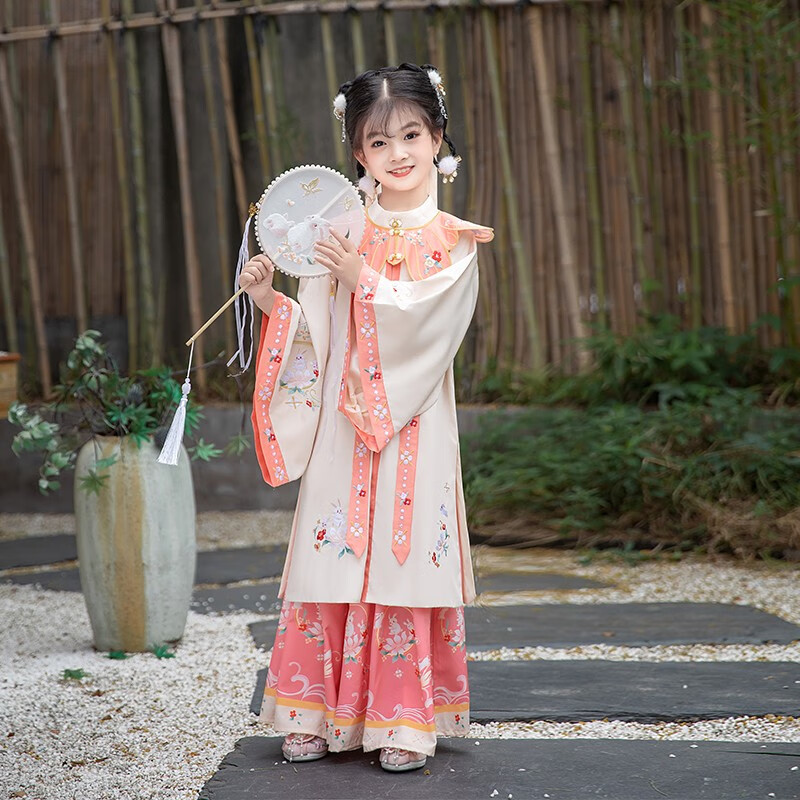STORYBROOKE新款明制汉服女童春秋款拜年服中国风儿童古装公主裙唐装古风仙女 嫦娥 160怎么看?