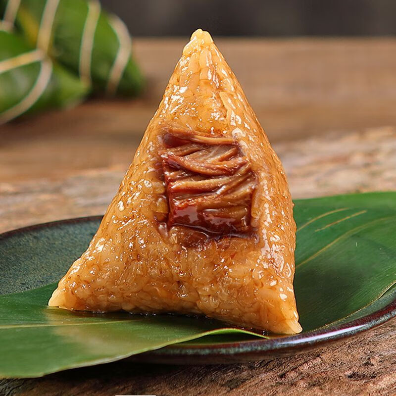 储山手工鲜肉粽子咸粽子新鲜糯米端午节棕子早餐低温大肉粽 鲜肉粽140g*4只(560g)