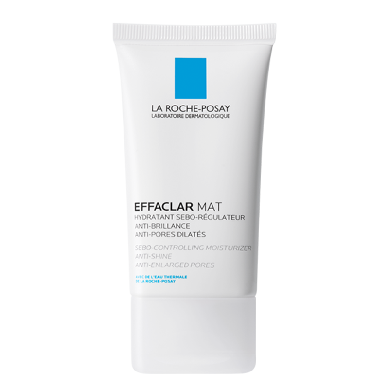 理膚泉（LA ROCHE-POSAY）乳液MAT乳清痘凈膚水油平衡補水保濕控油淡化痘印油痘肌護膚品 MAT乳40ml*2