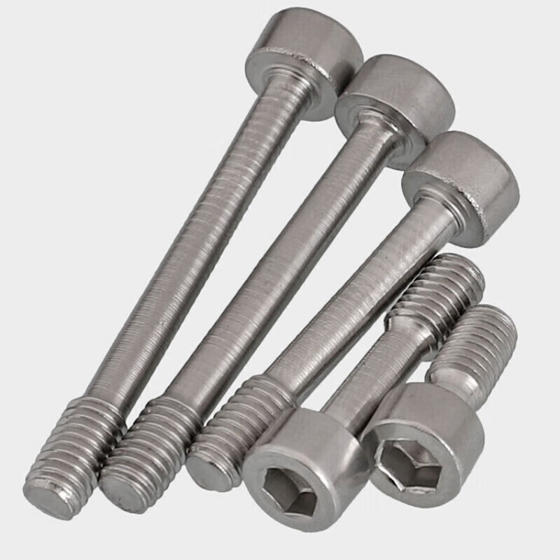 曼坤 304不锈钢松不脱螺钉内六角手拧防松不脱出螺丝半牙螺栓m3m4m5m6