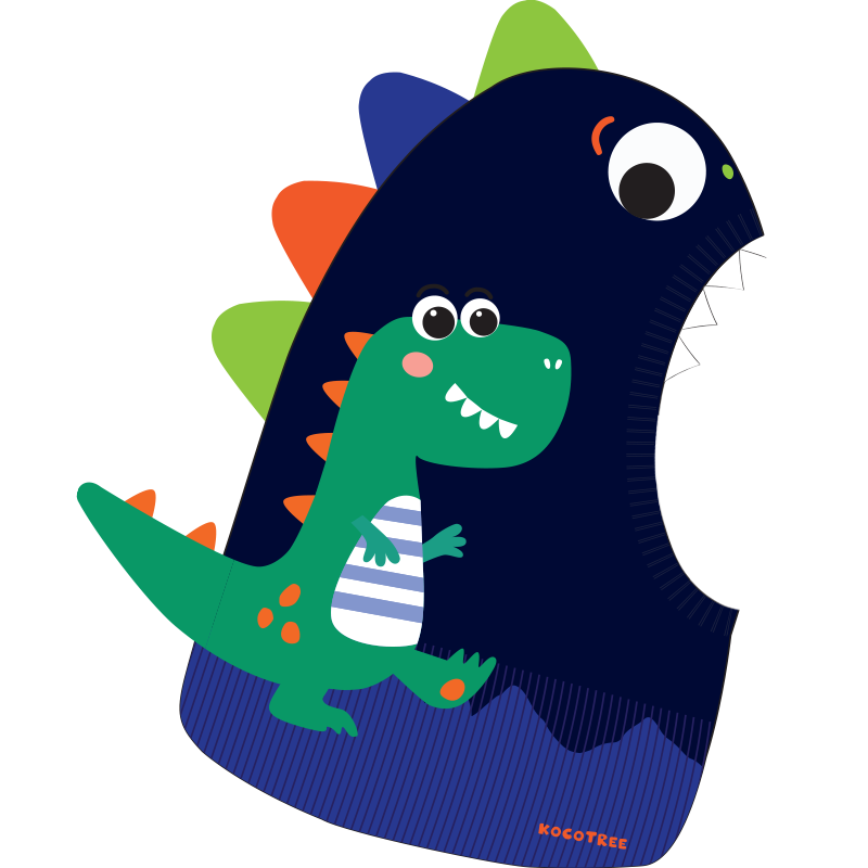 kocotree儿童帽子秋冬男童女童围脖护耳一体帽子针织保暖立体恐龙M价格走势及评测