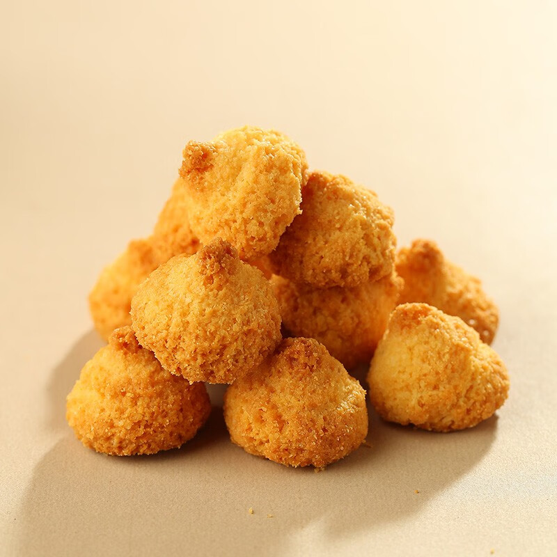 【到店服务】味多美 椰子球饼干 零食早餐小吃 天然奶油饼干  罐装