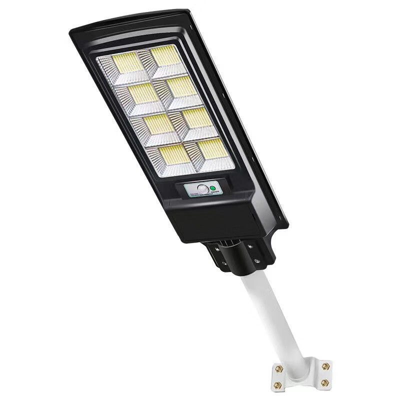 驭阳太阳能灯庭院灯路灯室外户外家用新农村道路照明灯led投光灯球场灯 多杯200W-Y(可照180平)带支臂默认靠墙安装 太阳能路灯