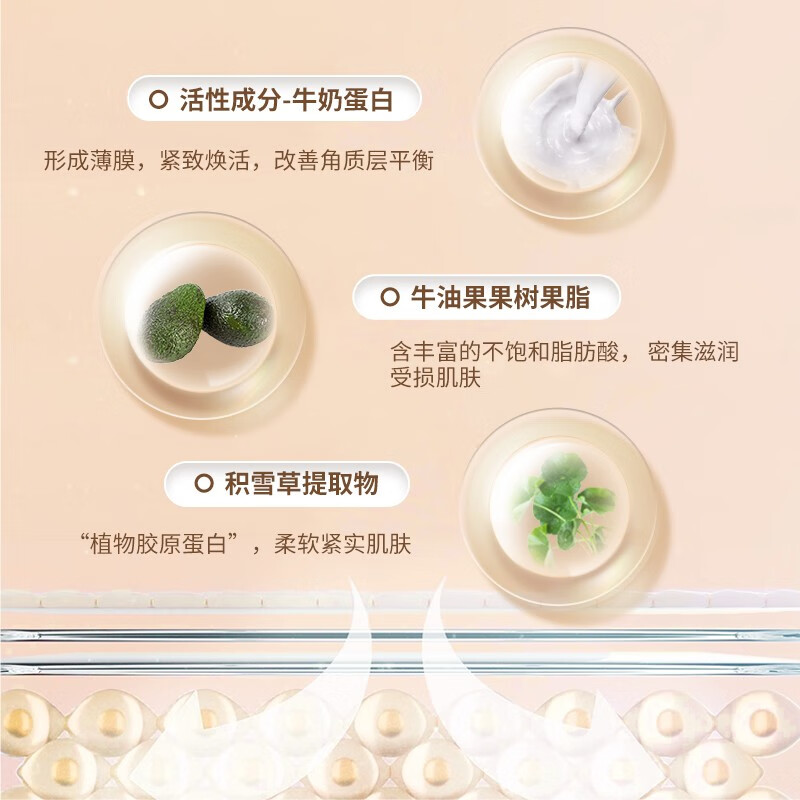 ROOM PLUS护手霜女滋润保湿便携袋装旅行装补水清爽防手足干裂滋润 【保湿滋润】8包组