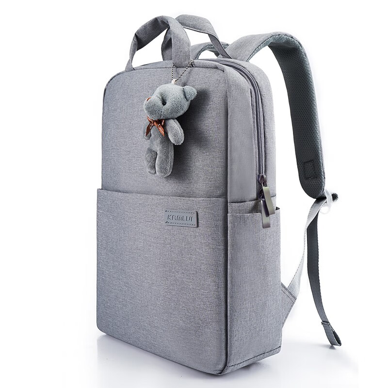 KAMLUI K 双肩包女14英寸商务电脑包女苹果小米15英寸背包华为联想15.6英寸大容量书包旅行包