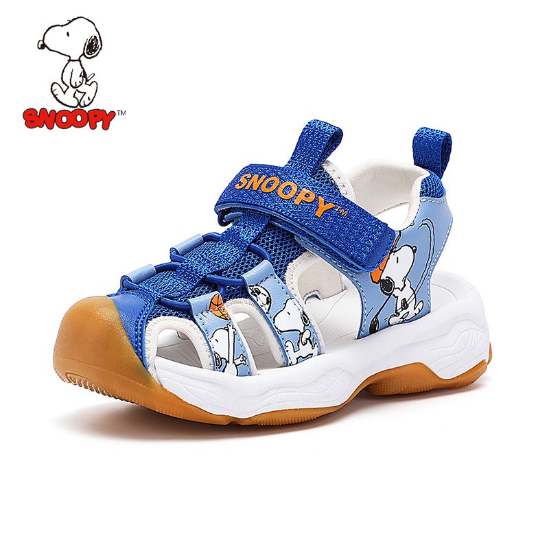 史努比（SNOOPY）童鞋儿童凉鞋包头男童鞋子夏季软底防滑运动鞋中大童沙滩鞋 蓝/深蓝 29怎么样,好用不?