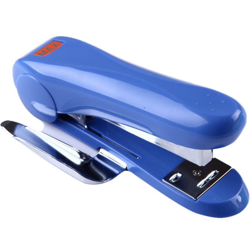 美克司日本美克司(MAX)原装进口订书机 桌面式订书器自带起钉器可订30页 HD-50R 蓝色