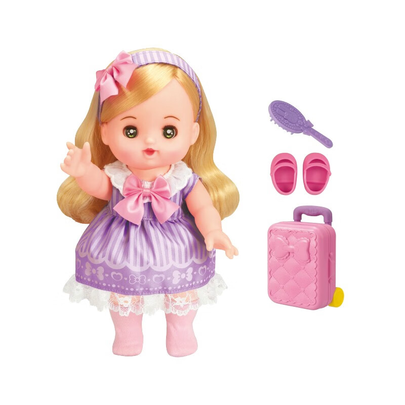 咪露娃娃长发好朋友套装过家家玩具女孩洋娃娃仿真3岁生日礼物 莉莉