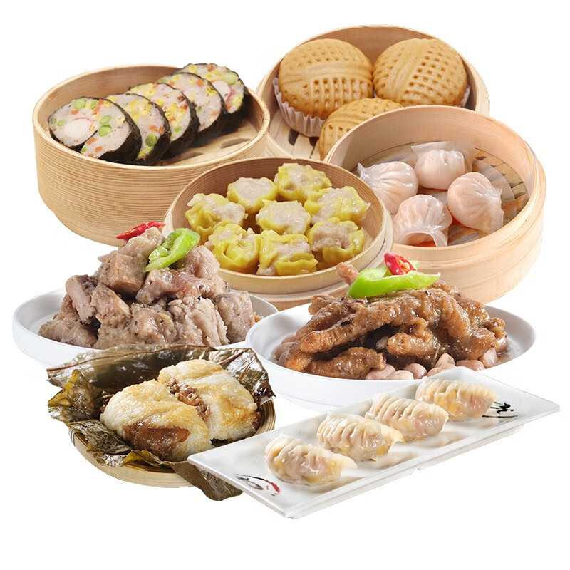 光头佬 港式点心组合2.94kg 荟萃大礼包 广式茶点组合 大分量 虾饺面点